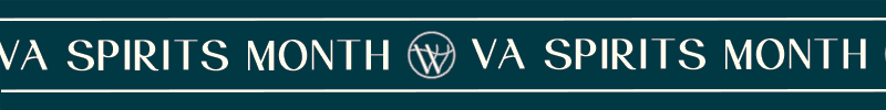 Scrolling banner reading VA Spirits Month beside the Waterman Spirits W logo.
